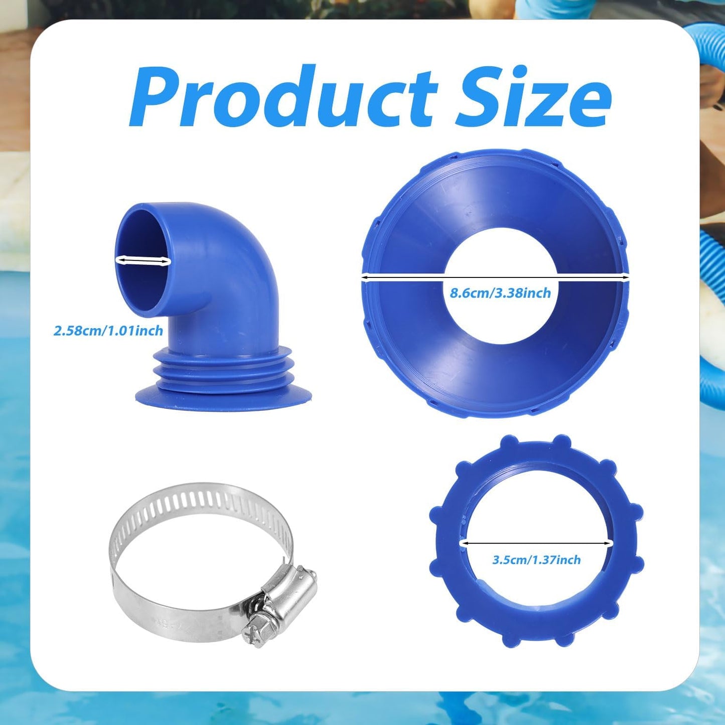 Boquilla piscina rotación 360 repuesto Intex