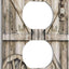 Placa pared receptáculo dúplex 5x3pulg dormitorio