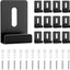 Kit 12 clips soporte espejo metal ganchos sin marco