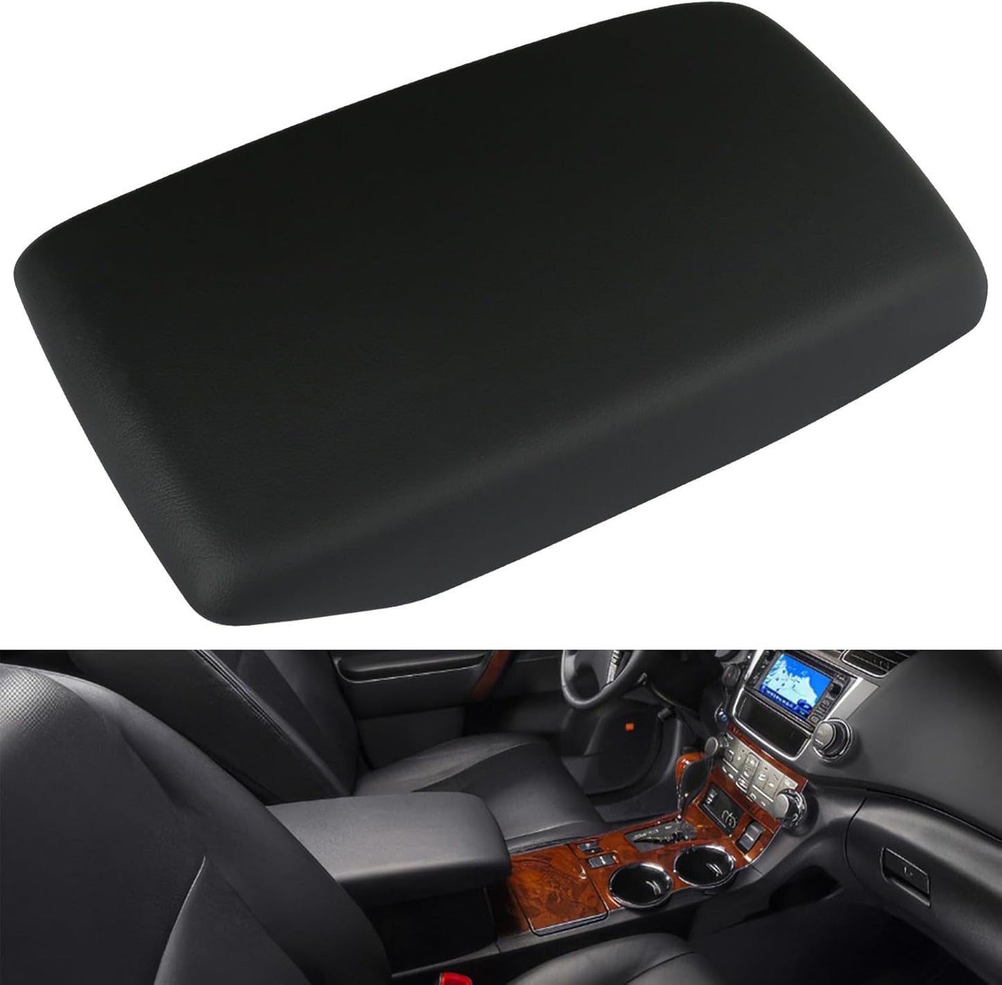Funda reposabrazos consola Toyota Highlander 08-13 negro
