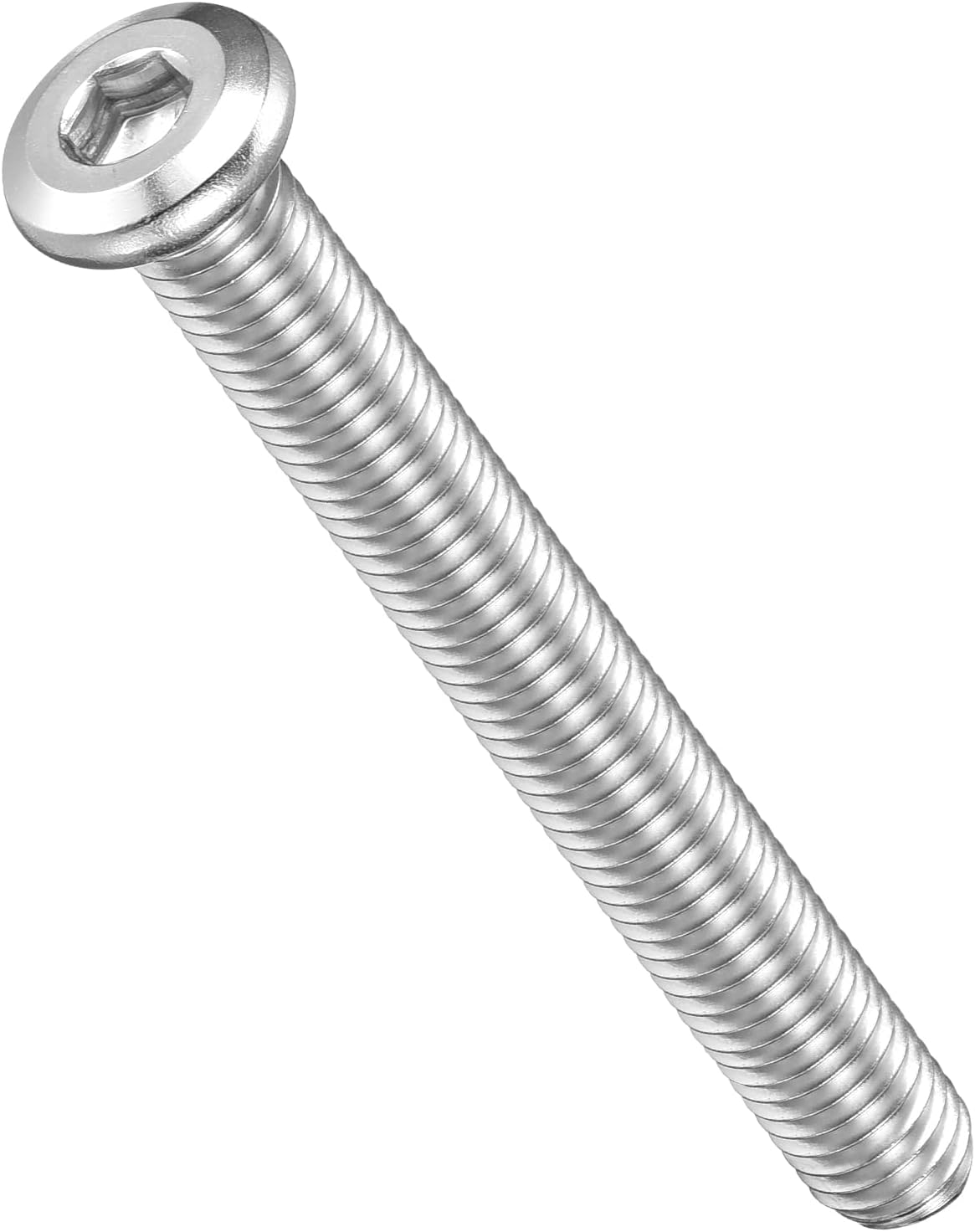 Tornillos hex M8-1.25x70 plateado 20uds
