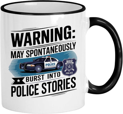 Taza divertida para oficiales de policía 11oz