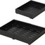 Organiz. cajón extensible estante negro