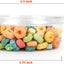 Combo 20 Contenedores PET 8oz Tapa Plana Ultra Transparente