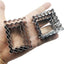 Set 6 cortadores galletas festoneados 2x2.5pulg dentado
