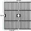Rejilla parrilla hierro fundido para G460-0500-W1