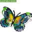 Decoración pared mariposa metal 6.5" jardín patio