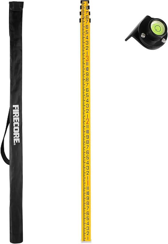 Varilla aluminio 13ft 8ths 4 secciones nivel burbuja