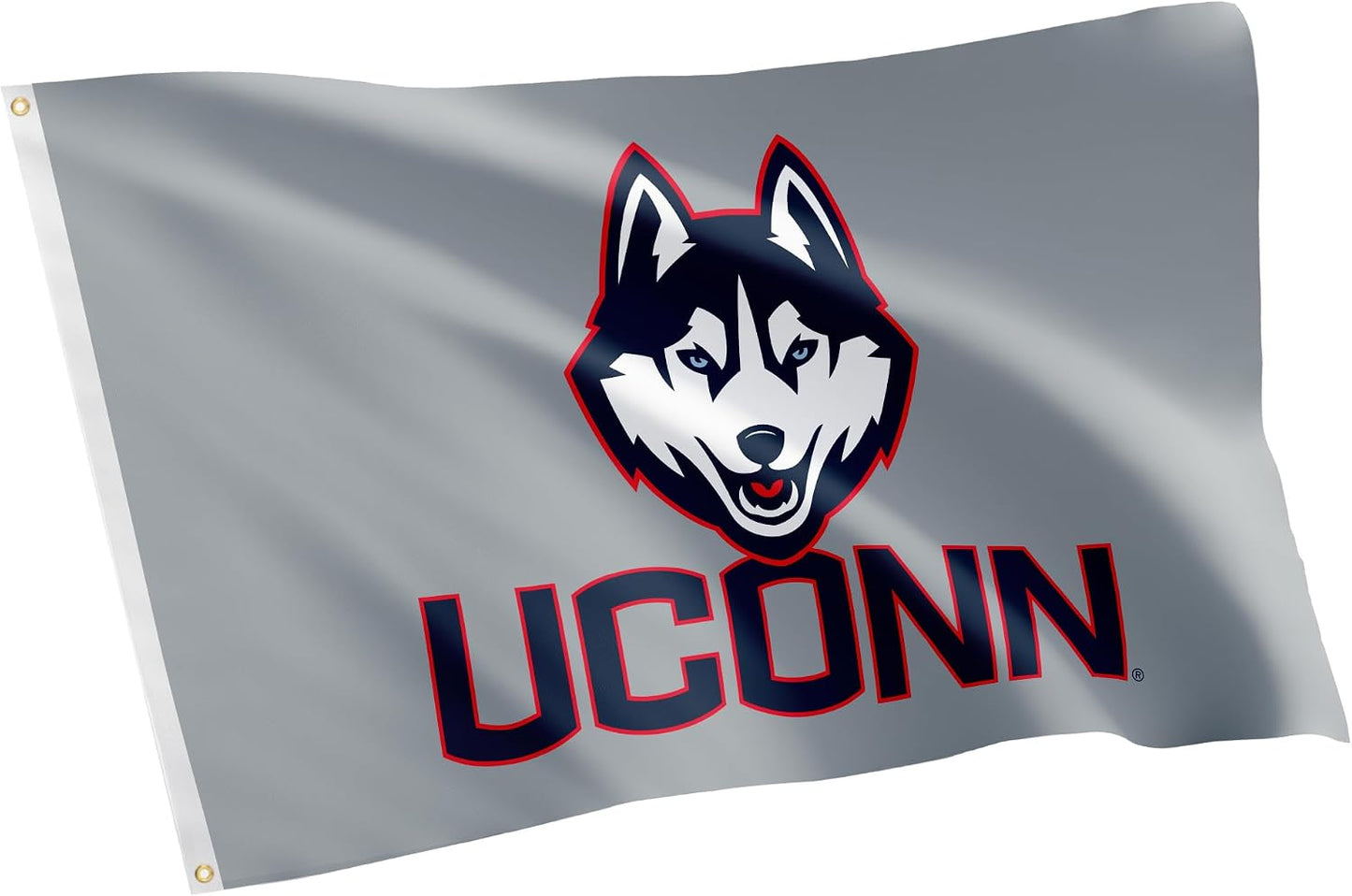 Bandera Huskies UConn 3x5ft tela poliéster duradera