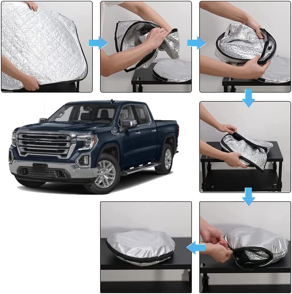 Parasol parabrisas GMC Sierra 3 capas plegable
