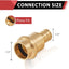 20 Adaptadores PEX cobre 1/2x1/2 con abrazadera latón