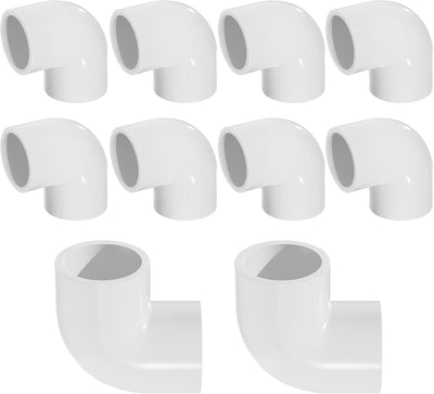 Codo PVC 1-1/2 pulg 90 grados 10 conectores grado 40