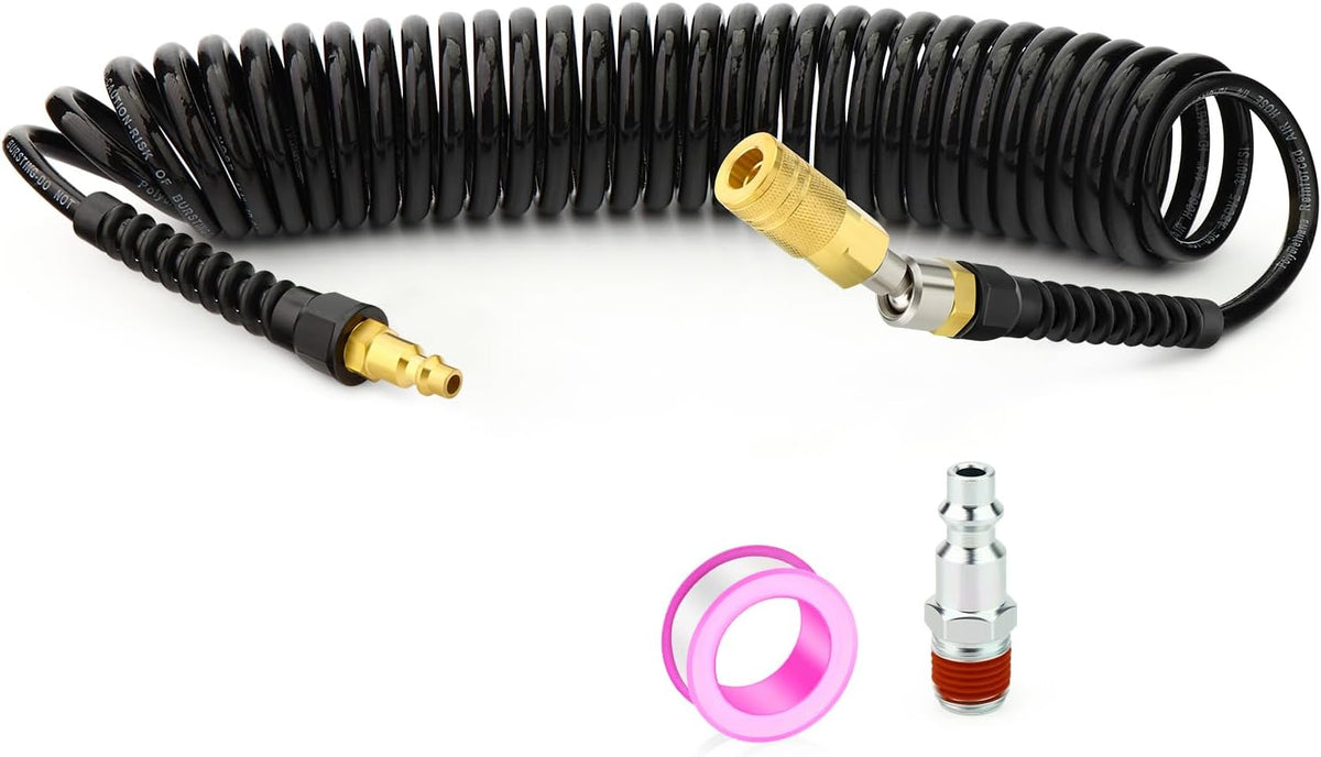Manguera aire poliuretano 1/4x25ft con restrictor