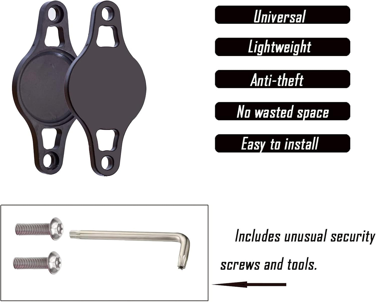 Rastreador GPS para bicicleta con s antirrobo impermeable Negro