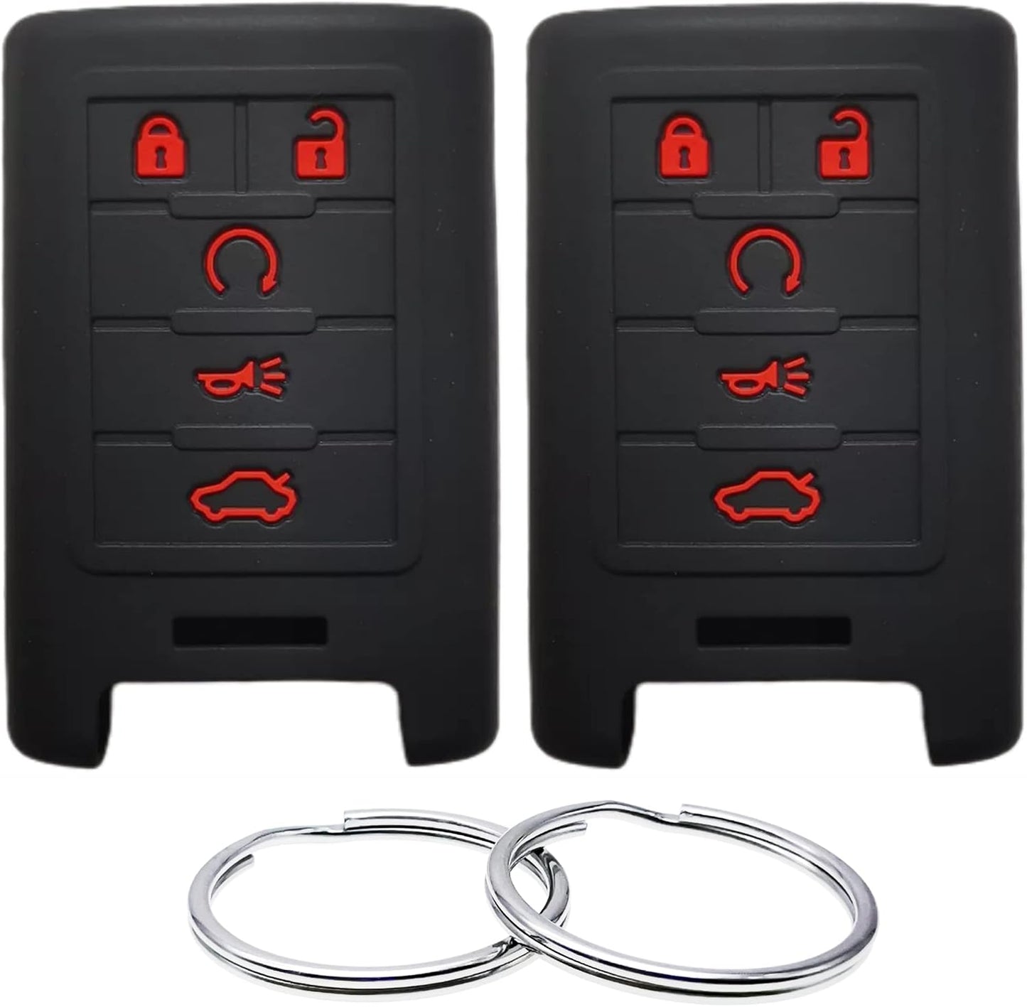 Funda silicona comp Cadillac ATS CTS Escalade Buick negro