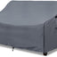 Funda sofá 3 plazas exterior 600D impermeable 79x38.5" gris