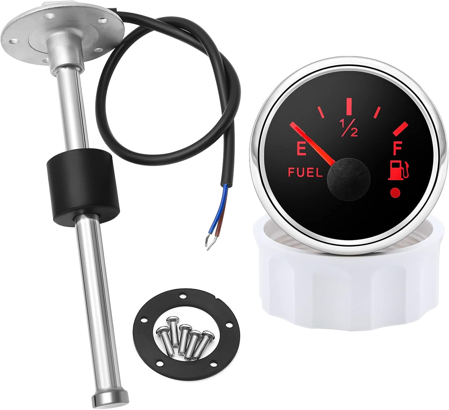 Kit medidor combustible barco 15,2cm 240-33ohm negro
