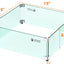 Reemplazo protector viento pantalla pozo fuego 19" exterior