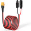 Cable XT60 10AWG 25ft para estación energía portátil
