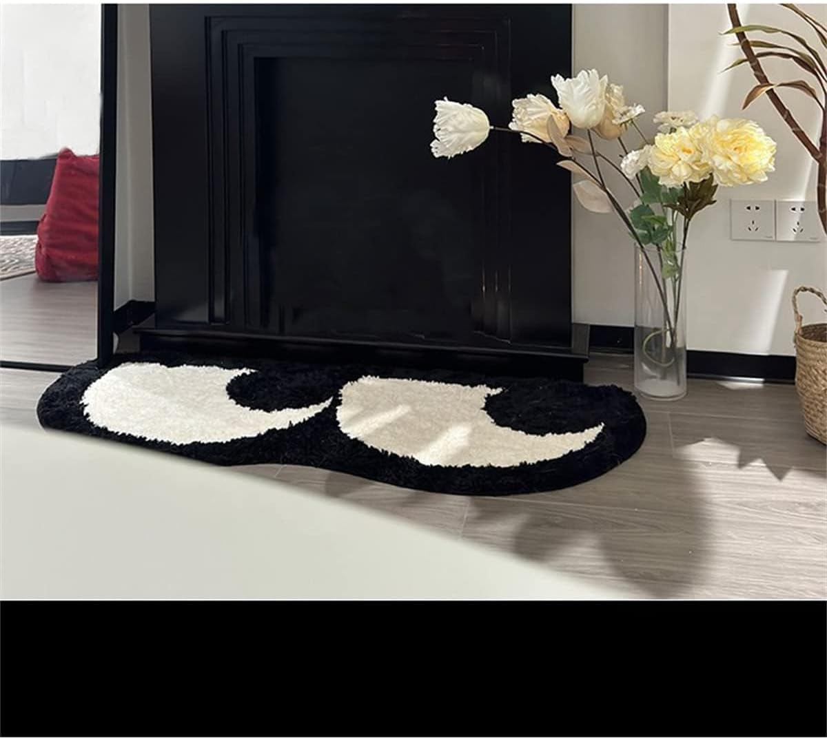 Alfombra antiderrap dormitorio 19.6x47.2"