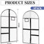 8 Bolsas PVC transparente para disfraces 40" con 3 bolsillos