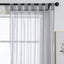 1 Panel Cortina Transparente para Puerta Corrediza