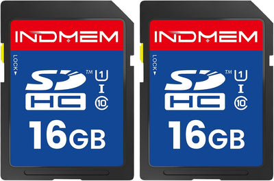2 Tarjetas SDHC UHS-I 16GB Clase 10 Full HD