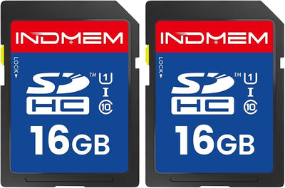 2 Tarjetas SDHC UHS-I 16GB Clase 10 Full HD