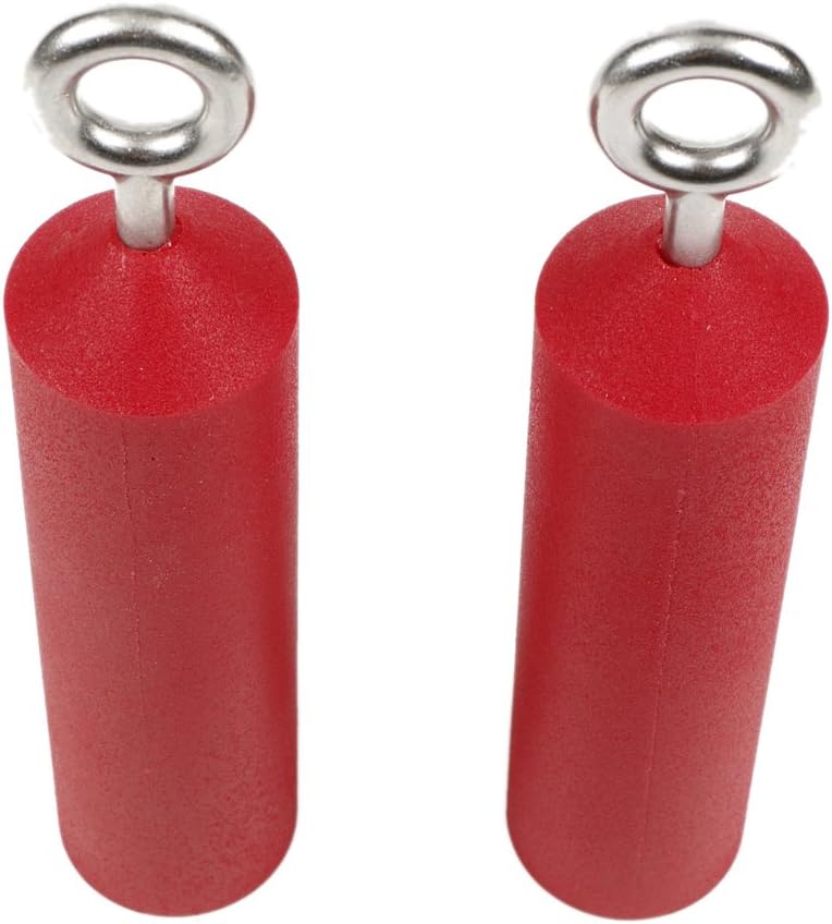 Set 2 Tubos Colgantes 2" Rojo Entrenamiento Agarre