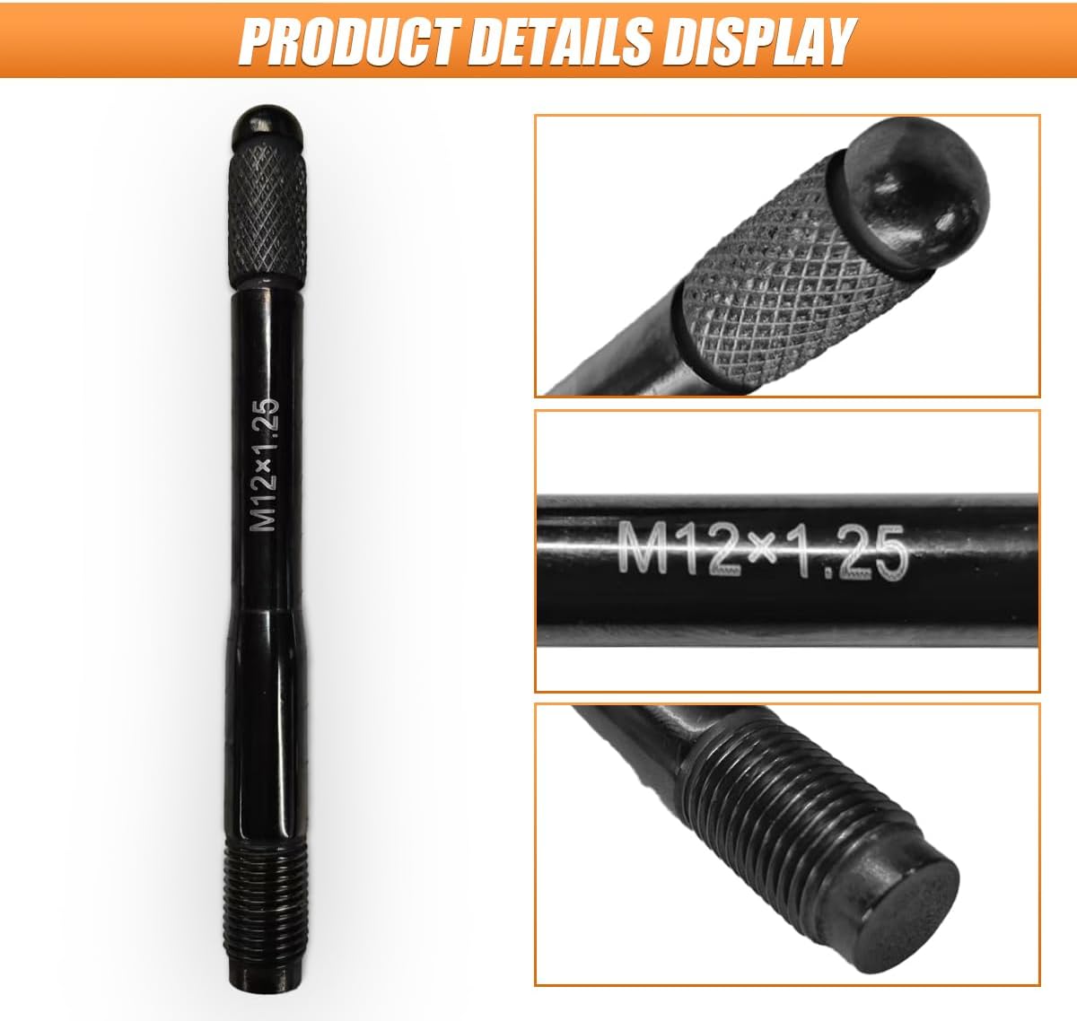 Pasador alineación rueda coche M12x1.25 kit