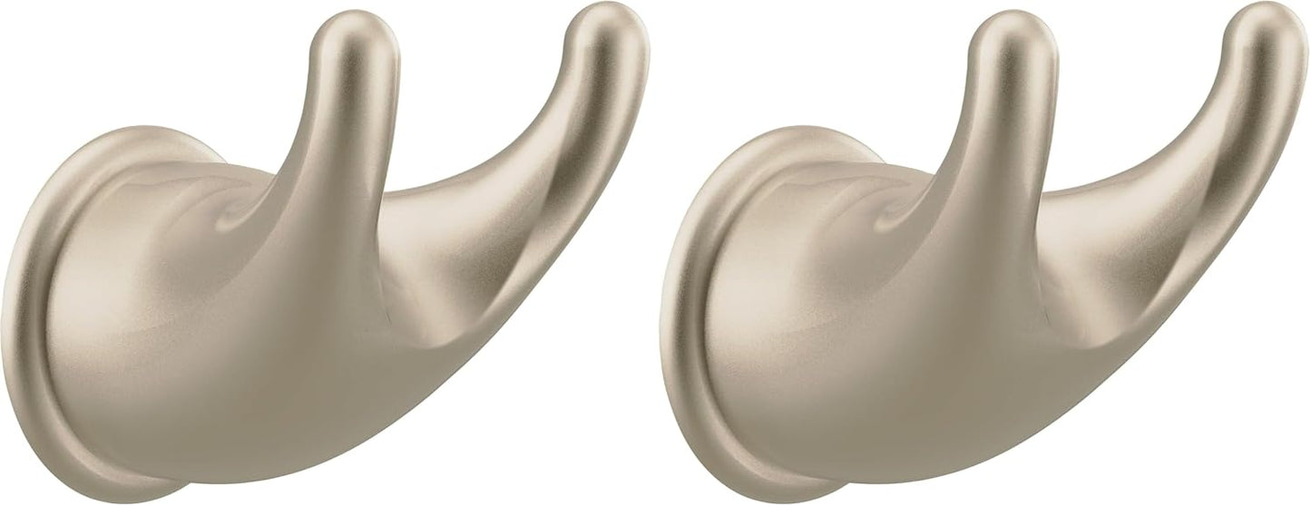 Gancho para bata níquel satinado 1 ud (pack 2)