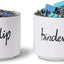 Soporte clips papel y carpeta cerámica blanco resistente