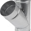 Divisor conducto Wye 45° 4x4x4" acero galvanizado