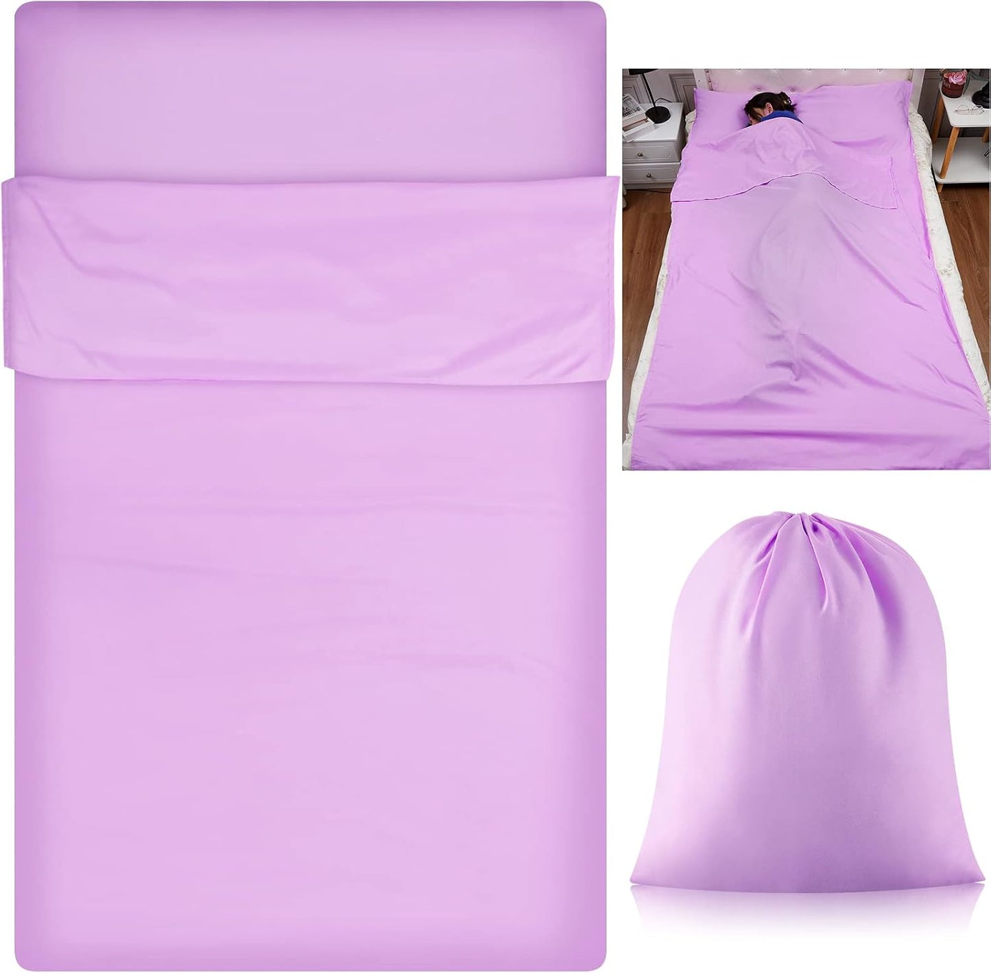 Saco dormir autobronceador reutiliz. transpirable