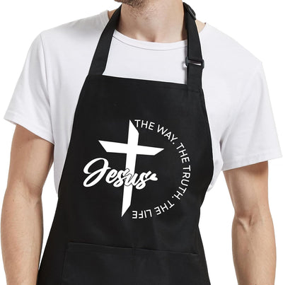 Delantal chef regalos cristianos para hombres y mujeres