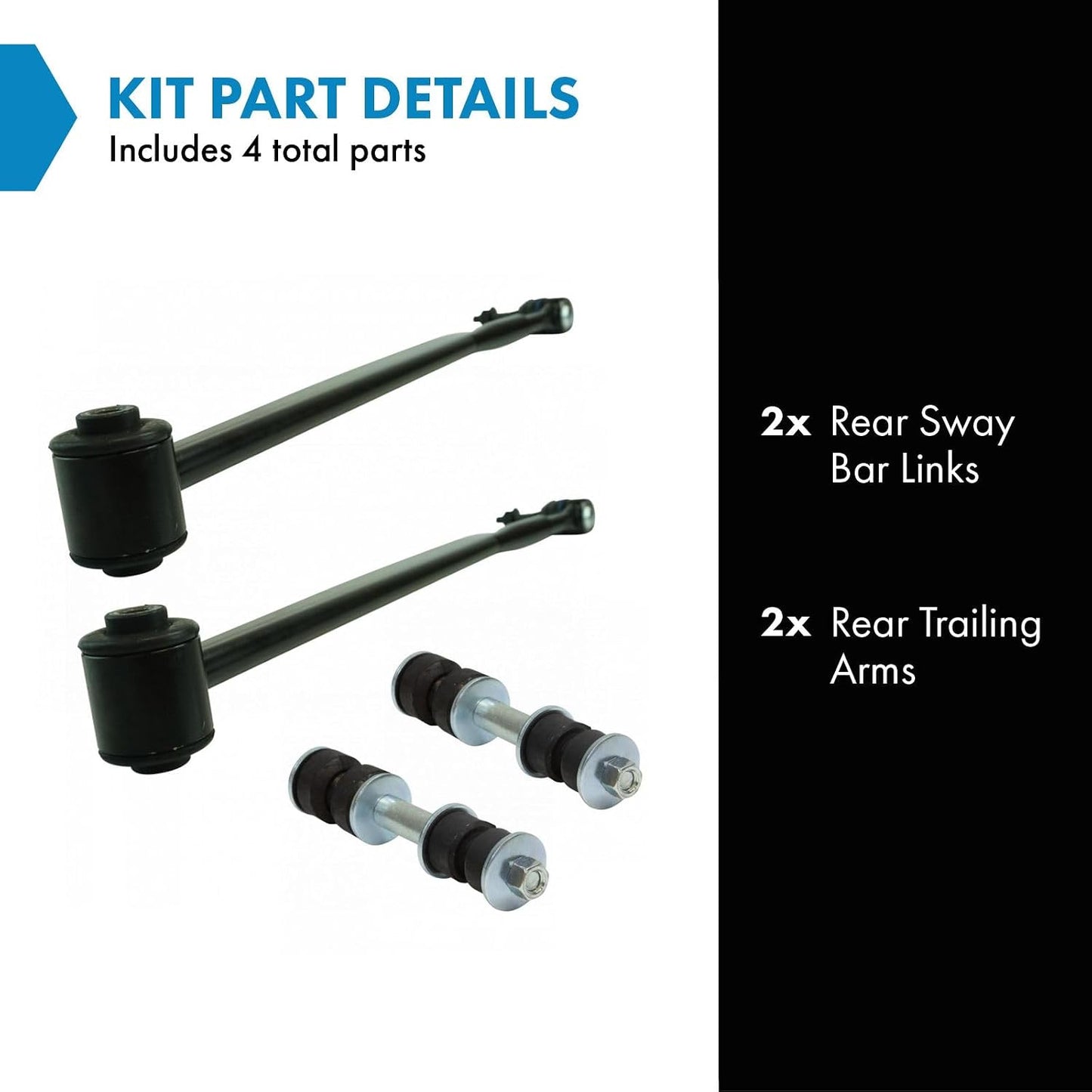 Kit suspensión trasera comp Buick Cadillac 97-11