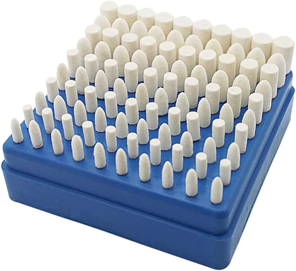 100 Brocas Fieltro Lana Comp 1/8pulg para Dremel