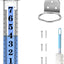 Medidor lluvia 7" soporte acero inox plástico engrosado