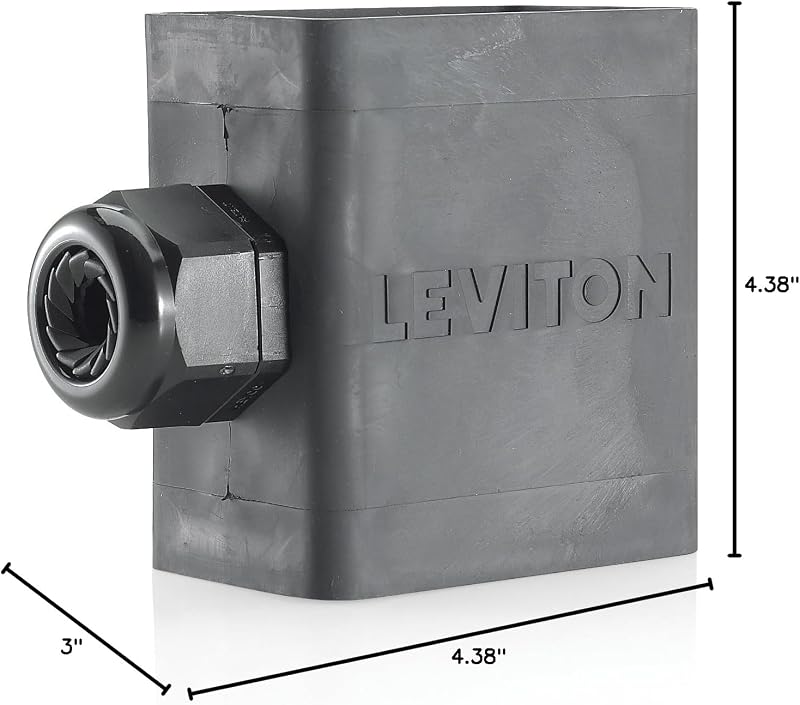 Caja salida portátil Sing-Gang 0.590" negro