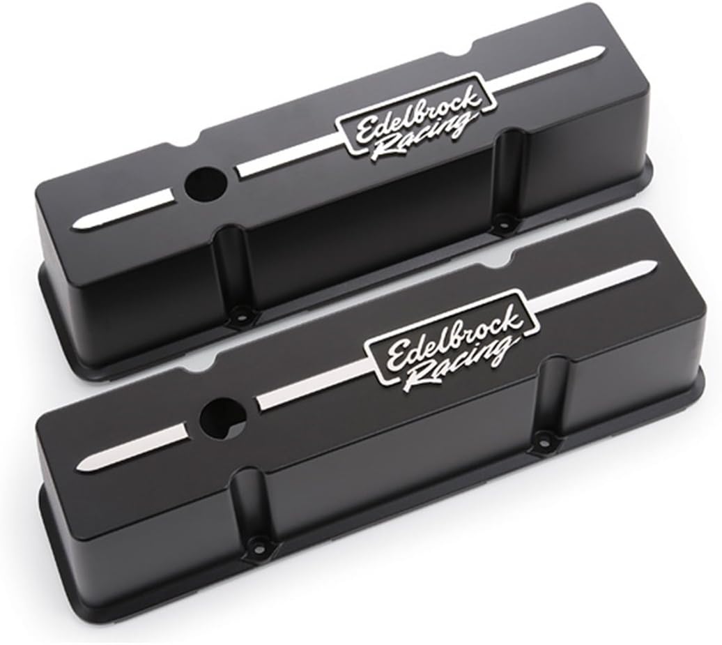 Kit tapa válvula Race Series SBC Tall Negro