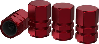 Tapones vástago válvula neumático 4uds aluminio anodizado universal