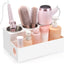Organiz. herramientas pelo baño blanco