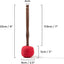 Mazo fieltro 9pulg para gongs y cuencos grandes