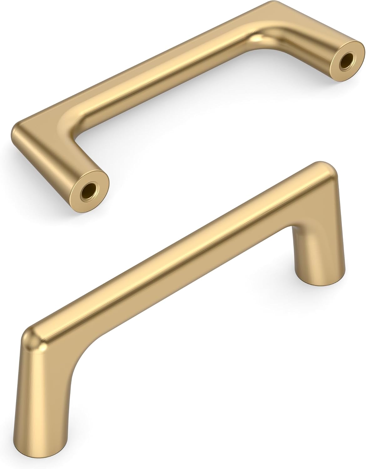 10 Tiradores Bronce Champán 3pulg para Gabinetes Cocina