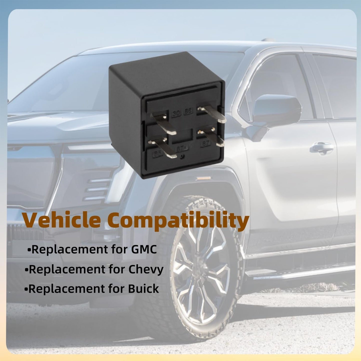 Relé automotriz para GMC Chevy Buick 12V 40A DIN