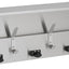 Estante acero inox 34pulg con soportes escoba fregona y