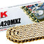 Cadena oro 84 eslabones resistente para MX/SX carreras