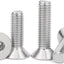 Tornillos M5-0.8 acero inox 304 con tuercas avellanadas DIN7991