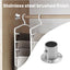 Brida acero inox 1" soporte enchufe ajustable set 4