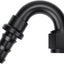 Adaptador manguera aluminio negro 150 grados
